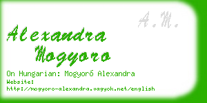 alexandra mogyoro business card